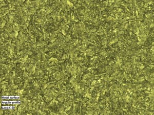 metal surface